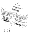 Jeep Headlight Cover Diagram - 5XL51TZZAA