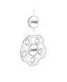 2022 Jeep Compass Wheel Cover Diagram - 5VL55RXFAA