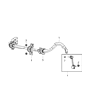 Dodge Durango Sway Bar Kit Diagram - 68023653AC