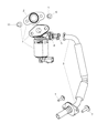 Chrysler EGR Valve Diagram - 4593688AD