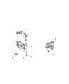 2005 Dodge Ram 1500 Transmission Mount Diagram - 52013510AA