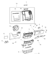 Ram 2500 Steering Column Cover Diagram - 1GD32DX9AC