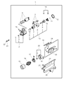 Chrysler Sebring Starter Solenoid Diagram - MD619203