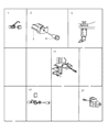 Dodge Ram Wagon Door Lock Switch Diagram - 4373082AB
