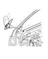 2003 Jeep Grand Cherokee Car Mirror Diagram - 55155446AG