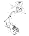 Chrysler Pacifica A/C Hose Diagram - 5005271AB