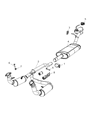 Dodge Nitro Exhaust Pipe Diagram - 52125106AI