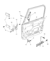 Jeep Door Check Diagram - 55176339AC