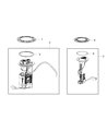 Jeep Fuel Level Sensor Diagram - 68434123AC