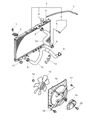 Chrysler Sebring Radiator Diagram - MR373104