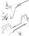 Jeep Door Moldings Diagram - 5KG85RXFAA