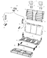 2017 Jeep Wrangler Seat Cushion Diagram - 68194423AA