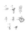 Ram Knock Sensor Diagram - 68166540AB