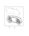 Jeep Gladiator Speedometer Diagram - 68336290AG