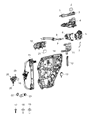 Jeep Gladiator Window Regulator Diagram - 68301955AB