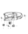2015 Ram C/V Headlight Switch Diagram - 68072001AC