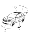 Jeep Parking Assist Distance Sensor Diagram - 68254089AE