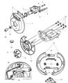2000 Dodge Grand Caravan Brake Caliper Diagram - 5003891AB