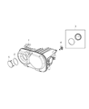 2015 Dodge Challenger Headlight Diagram - 68174065AD