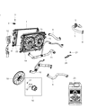 Chrysler Radiator Hose Diagram - 5058998AF