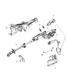 Dodge Nitro Steering Column Diagram - 5057351AF