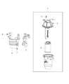 Jeep Compass Fuel Filter Diagram - 68291850AA