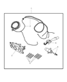 2009 Jeep Wrangler A/C Switch Diagram - 55111841AD