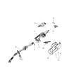 Jeep Steering Shaft Diagram - 5057975AA