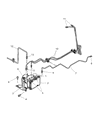 Dodge Stratus ABS Control Module Diagram - 5018254AA