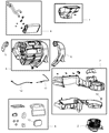 Chrysler Heater Core Diagram - 5179475AA