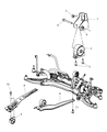 Dodge Engine Mount Diagram - 5105290AB