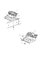 2005 Dodge Dakota Transmission Mount Diagram - 52013582AB