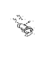 Ram Throttle Body Gasket Diagram - 68095479AA