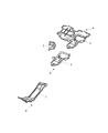 Jeep Exhaust Heat Shield Diagram - 68279813AA