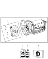 Dodge Charger Torque Converter Diagram - 68087445AA