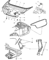 Dodge Viper Door Hinge Diagram - 4865619AA