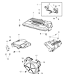 Ram Engine Cover Diagram - 5281889AA