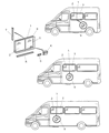 Dodge Sprinter 2500 Weather Strip Diagram - 5134055AA