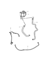 Dodge Magnum Power Steering Hose Diagram - 4782951AB