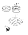 Jeep Spare Wheel Diagram - 4726430AA