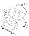 Jeep Wrangler Seat Cushion Diagram - 1AC361DVAA