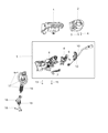 Ram 4500 Steering Column Diagram - 68262518AB