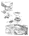 Chrysler Air Intake Coupling Diagram - 4892336AA