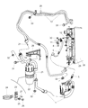 Chrysler Sebring A/C Hose Diagram - 5058797AA