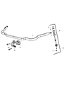 Ram 1500 Sway Bar Link Diagram - 5170290AD