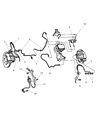 2002 Chrysler Town & Country Brake Line Diagram - 4721327AB