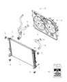Jeep Cherokee Radiator Diagram - 68229290AB