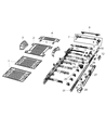 Ram Floor Pan Diagram - 68134055AA