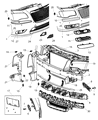 Chrysler License Plate Diagram - 68105341AB