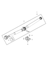 Dodge Journey Drive Shaft Diagram - 5157005AE